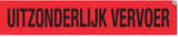 UITZONDERLIJK VERVOER