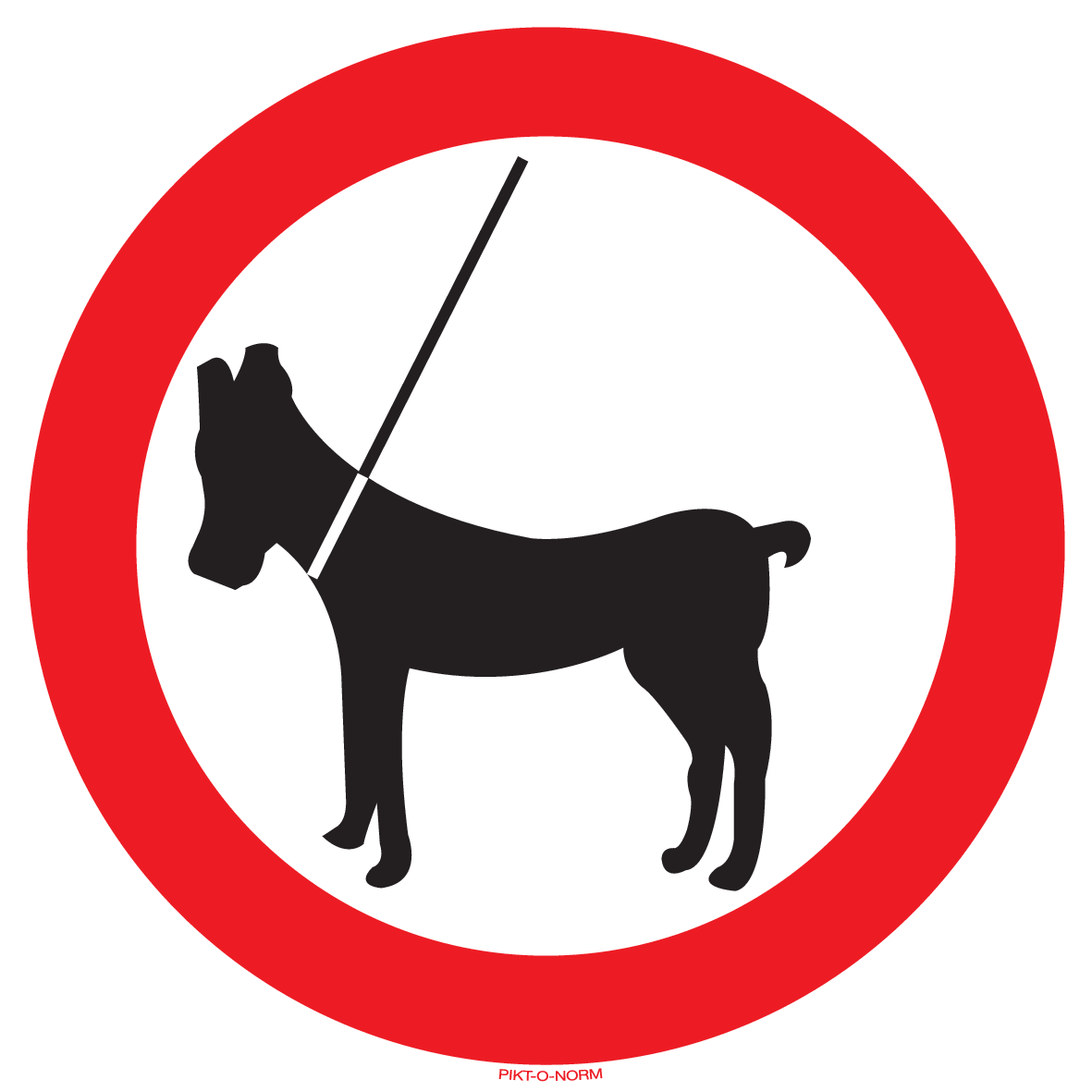 HONDEN AAN DE LEIBAND VERBODEN