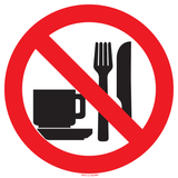 ETEN EN DRINKEN VERBODEN