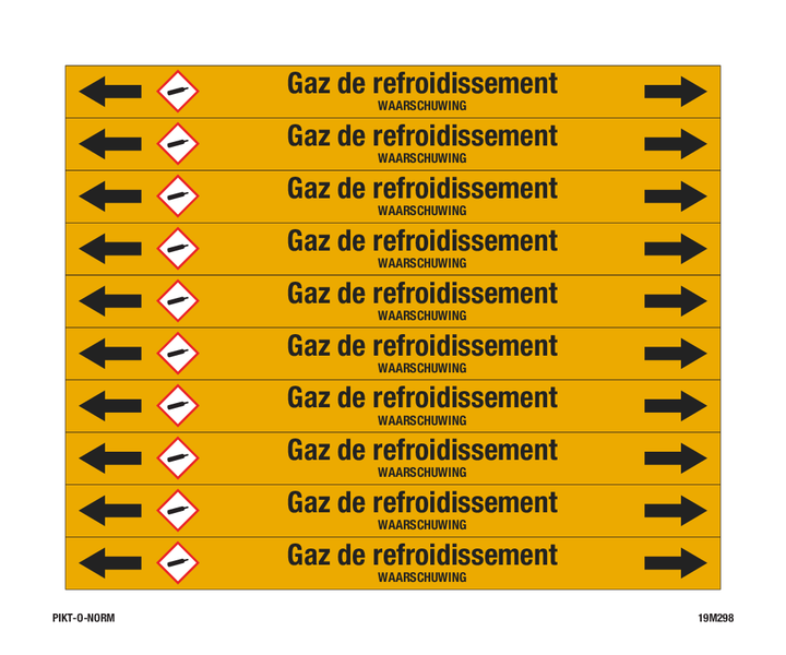 GAZ DE REFROIDISSEMENT