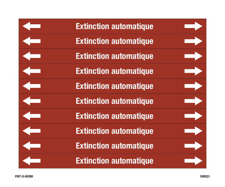 EXTINCTION AUTOMATIQUE