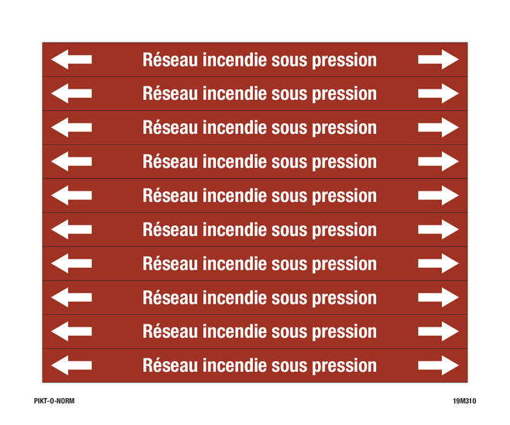 RÉSEAU INCENDIE