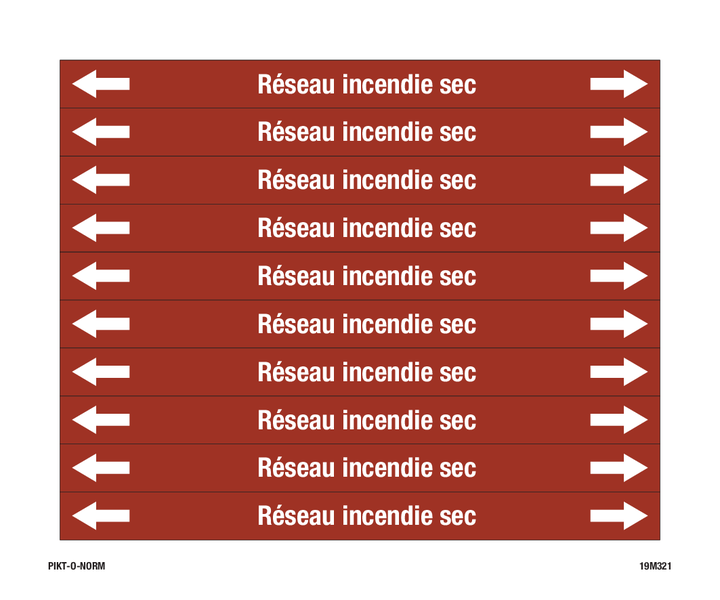 RÉSEAU INCENDIE SEC