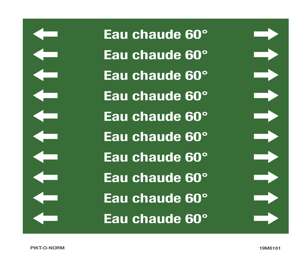 EAU CHAUDE 60°C