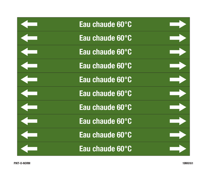 EAU CHAUDE 60°C