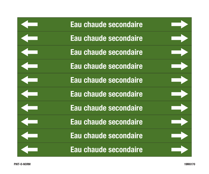EAU CHAUDE SECONDAIRE