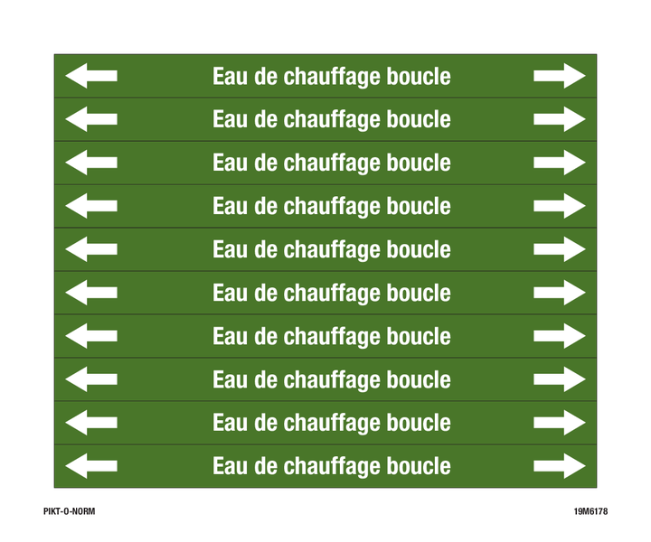 EAU DE CHAUFFAGE BOUCLE