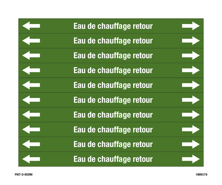 EAU DE CHAUFFAGE RETOUR