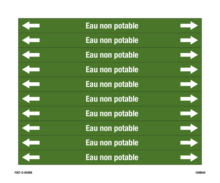 EAU NON POTABLE