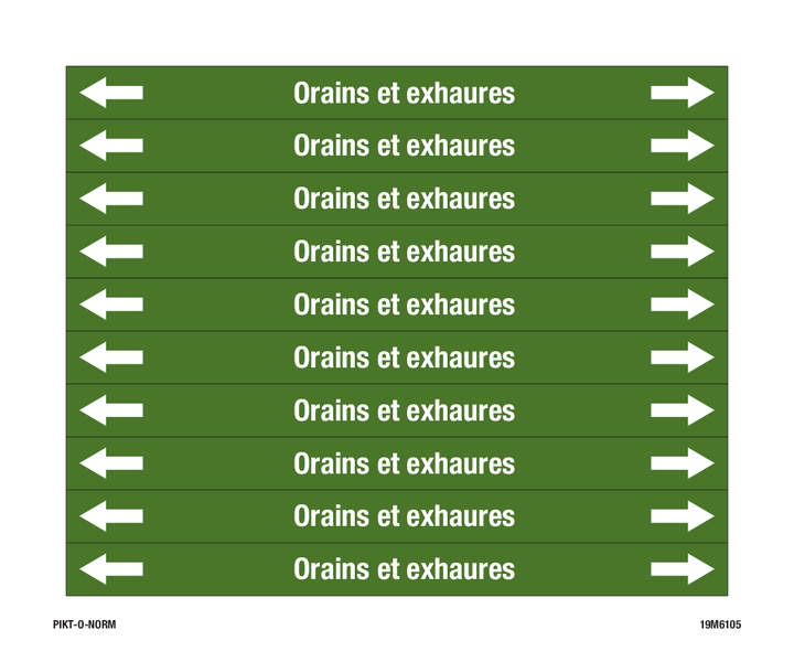 ORAINS ET EXHAURES
