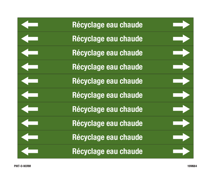 RÉCYCLAGE EAU CHAUDE