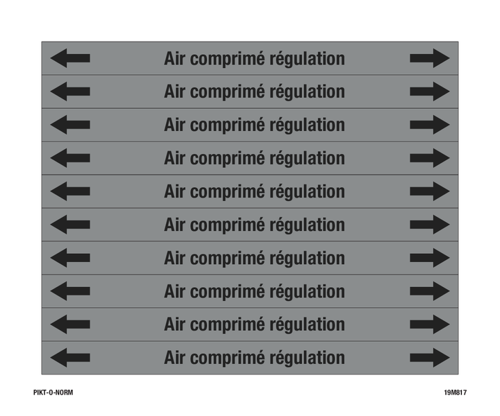 AIR COMPRIMÉ RÉGULATION