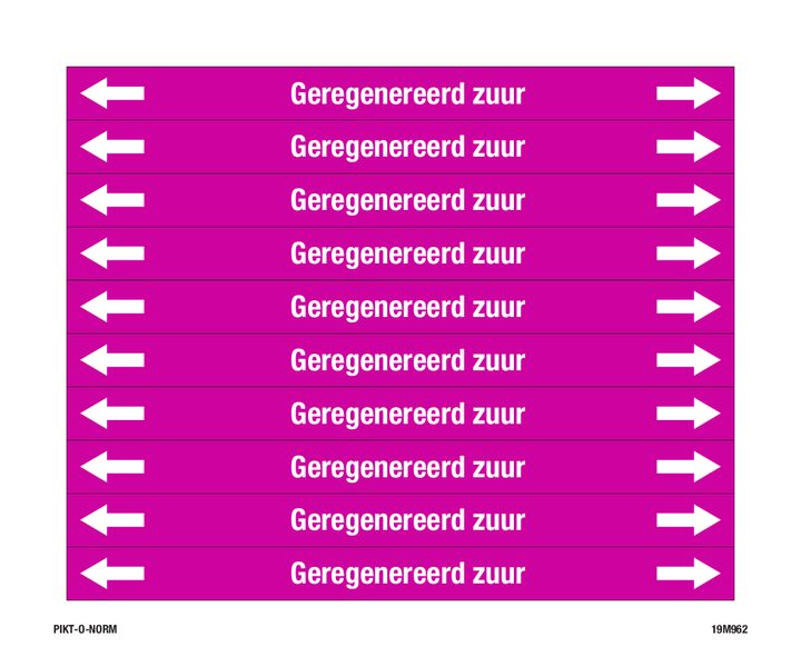 GEREGENEREERD ZUUR