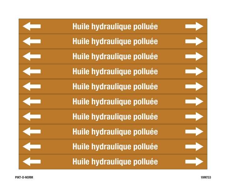 HUILE HYDRAULIQUE POLLUÉE