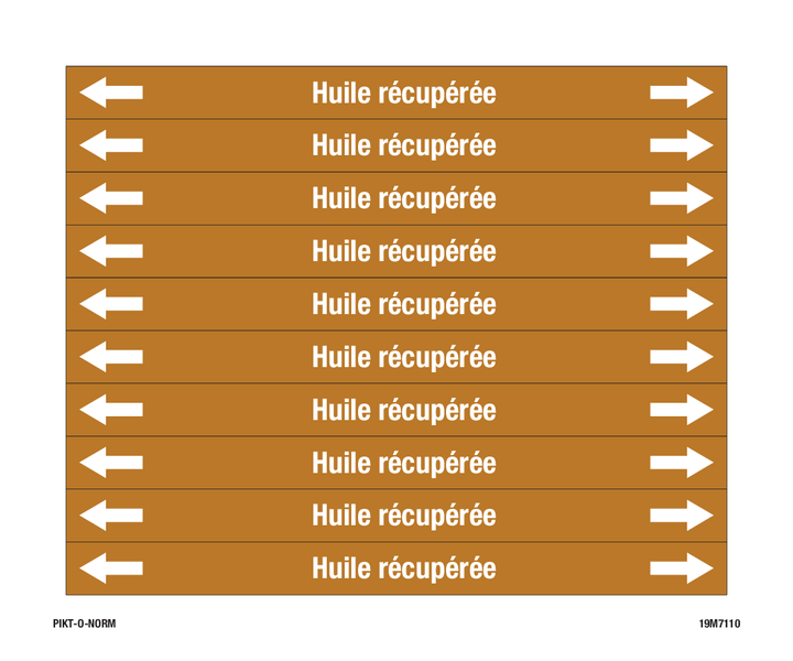 HUILE RÉCUPÉRÉE