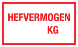 HEFVERMOGEN .....KG