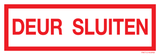 DEUR SLUITEN