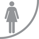 DAMES, LINKERBOVENHOEK DEUR