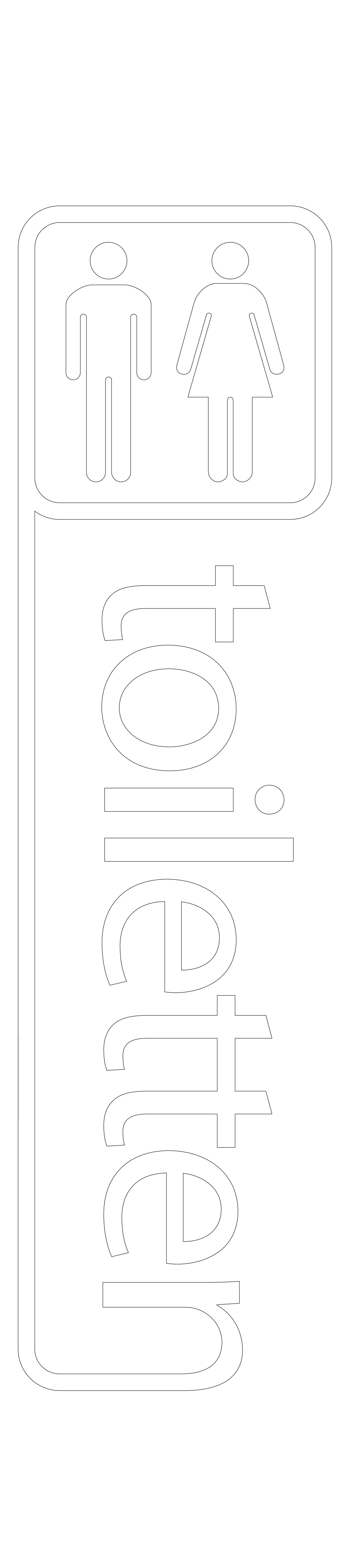 TOILETTEN HOMMES ET FEMMES, INDIC;PORTE