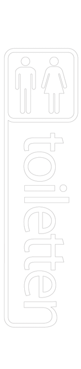 TOILETTEN HOMMES ET FEMMES, INDIC;PORTE