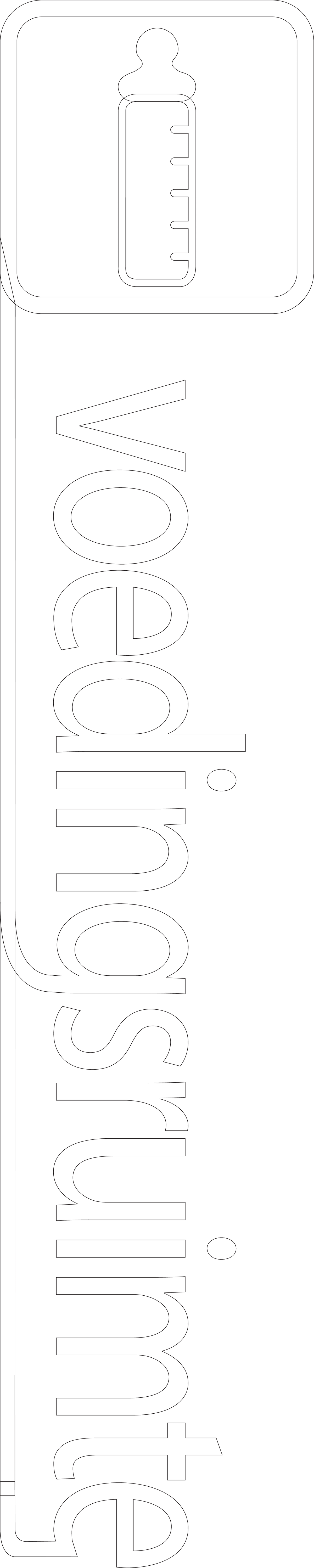 VOEDINGSRUIMTE, INDICATION PORTE