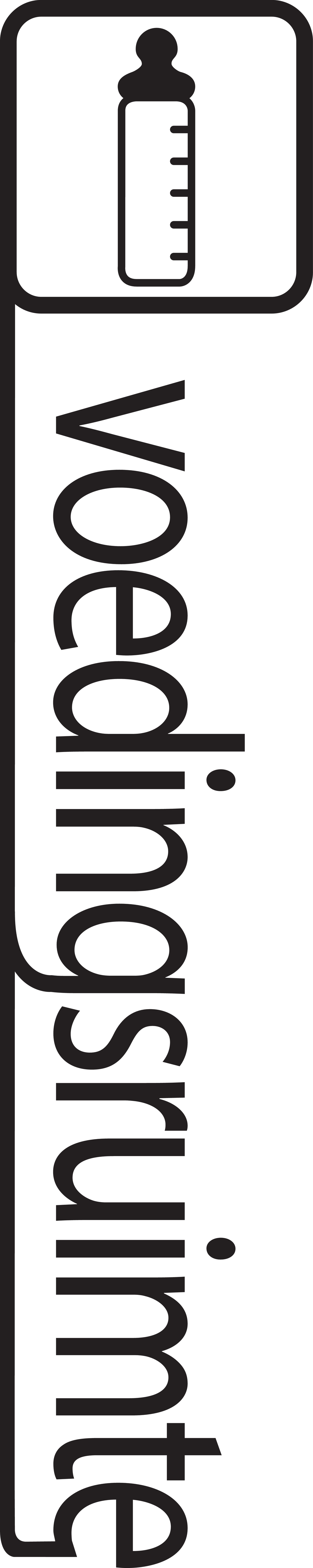 VOEDINGSRUIMTE, INDICATION PORTE