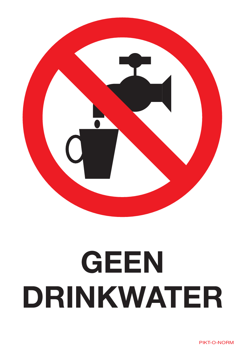 EAU NON POTABLE