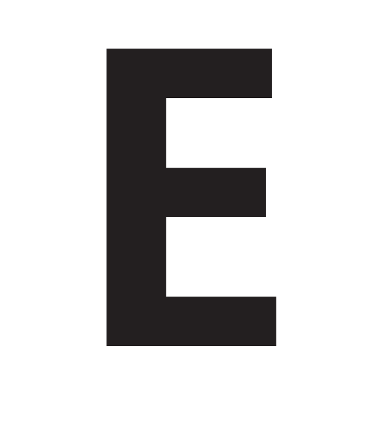 E, UITGESNEDEN LETTER OP TRANSFER