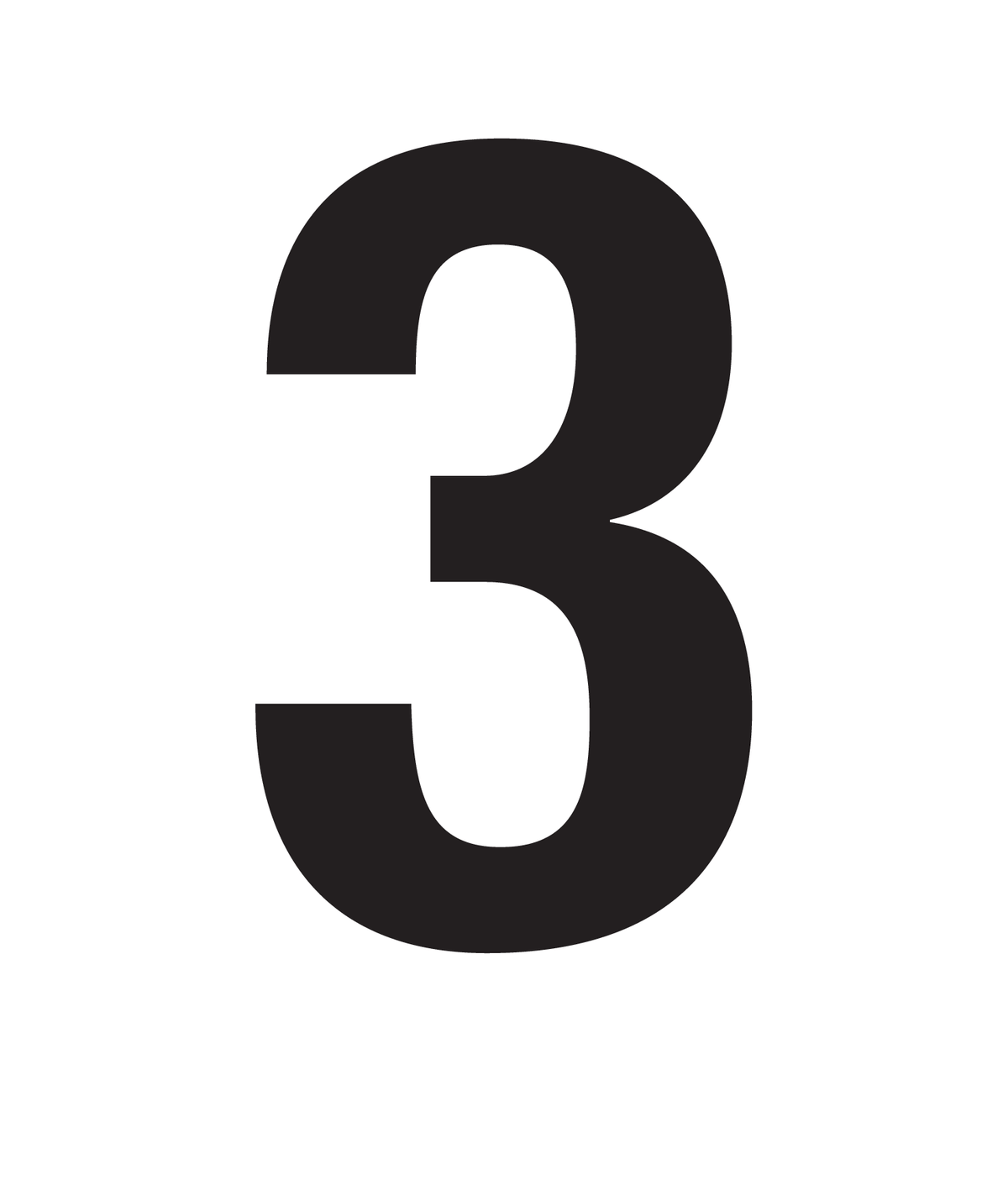 3, UITGESNEDEN CIJFER OP TRANSFER