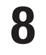 8, UITGESNEDEN CIJFER OP TRANSFER