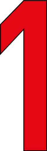 1, UITGESNEDEN CIJFER