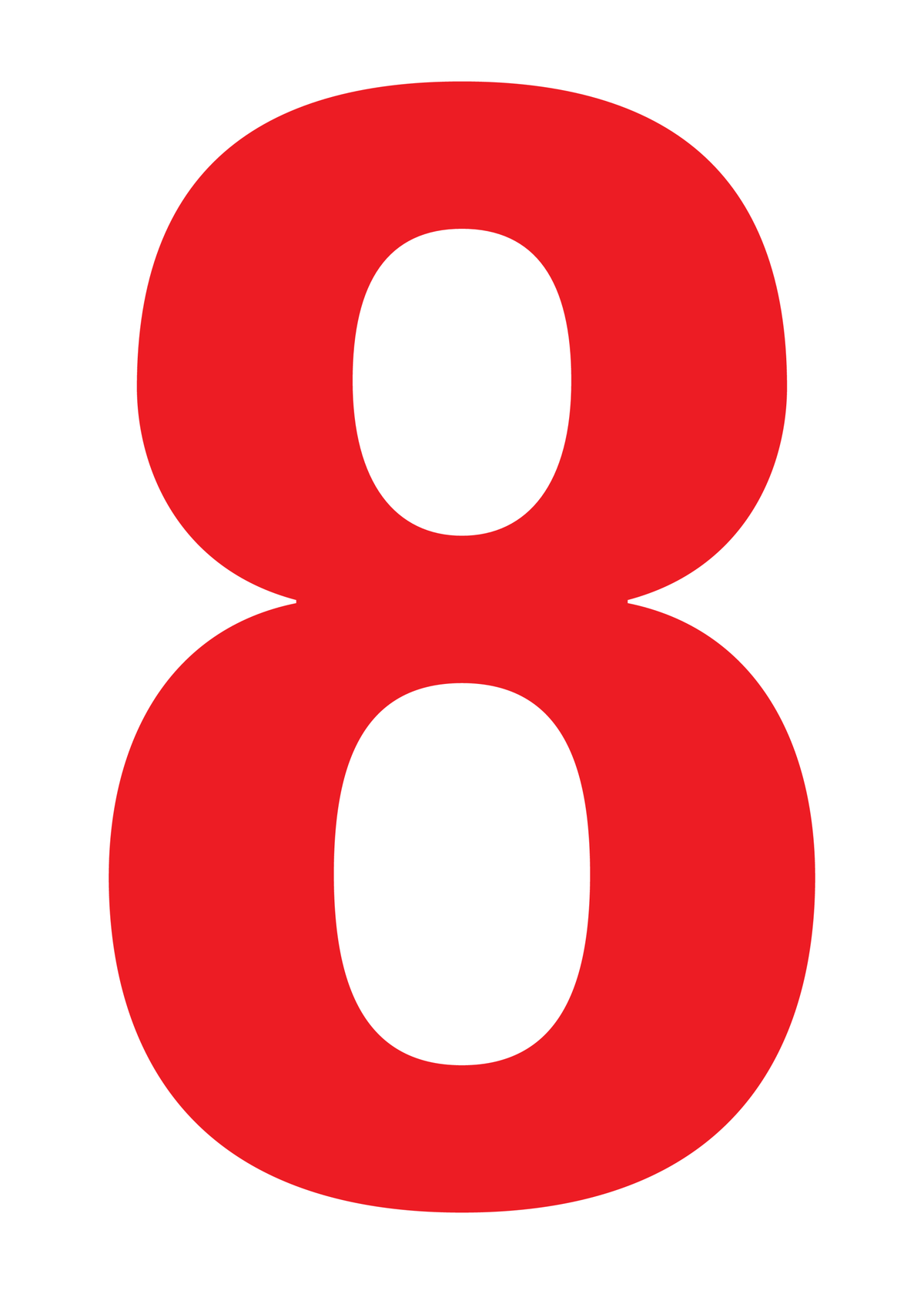 8, UITGESNEDEN CIJFER OP TRANSFER