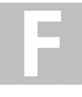F, UITGESNEDEN LETTER OP TRANSFER