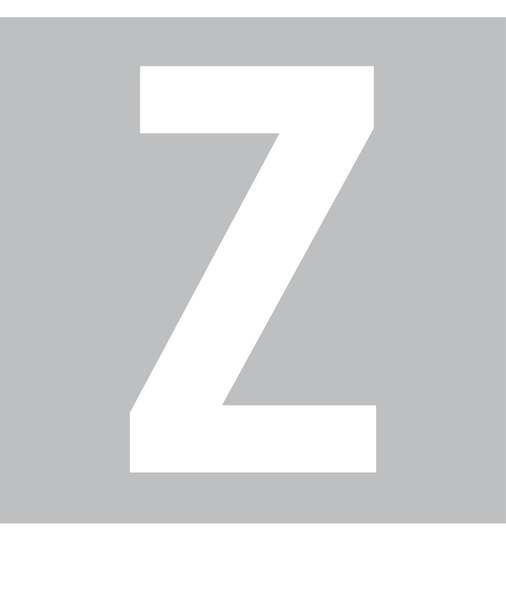 Z, UITGESNEDEN LETTER OP TRANSFER