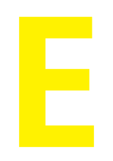 E, UITGESNEDEN LETTER OP TRANSFER