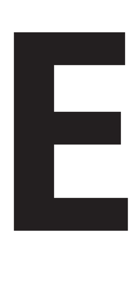 E, UITGESNEDEN LETTER OP TRANSFER