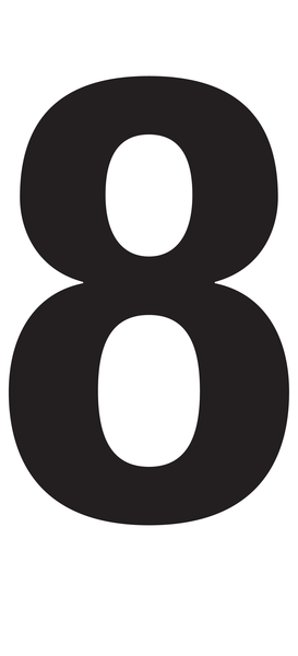 8, UITGESNEDEN CIJFER OP TRANSFER