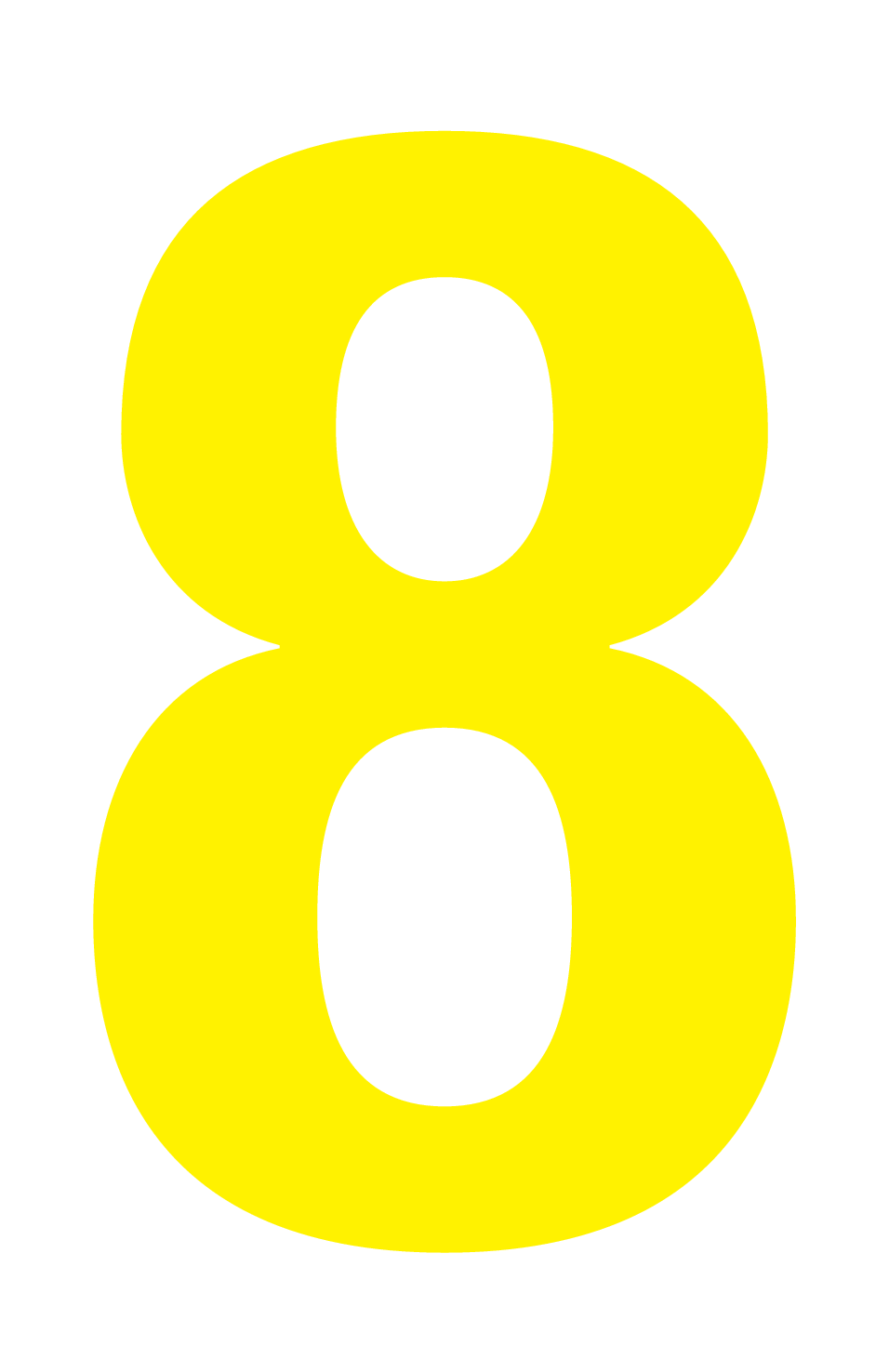 8, UITGESNEDEN CIJFER OP TRANSFER