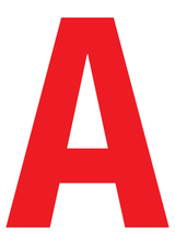 A, UITGESNEDEN LETTER OP TRANSFER