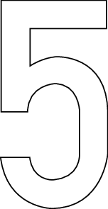 5, UITGESNEDEN CIJFER