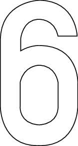 6, UITGESNEDEN CIJFER