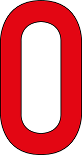 O, UITGESNEDEN LETTER