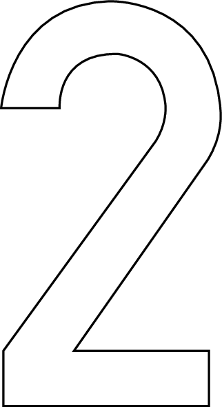 2, UITGESNEDEN CIJFER