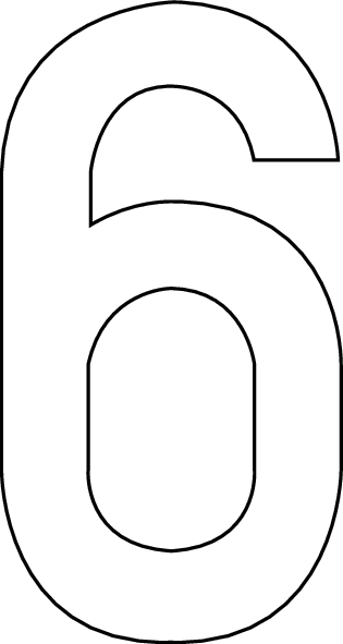 6, UITGESNEDEN CIJFER