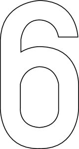 6, UITGESNEDEN CIJFER