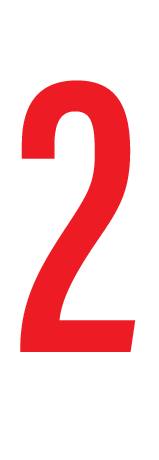 2, CIJFER OP MAGNEETFOLIE