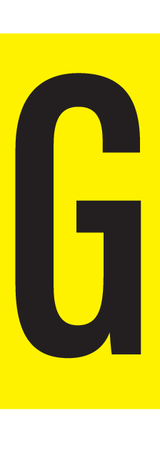 G, LETTER OP MAGNEETFOLIE