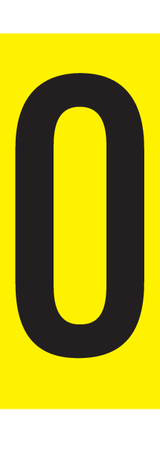 O, LETTER OP MAGNEETFOLIE