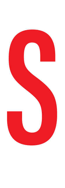 S, LETTRE SUR FEUILLE MAGNETIQUE
