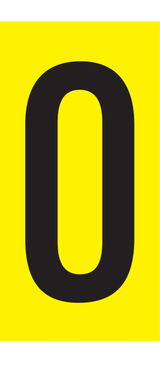 O, LETTER OP MAGNEETFOLIE